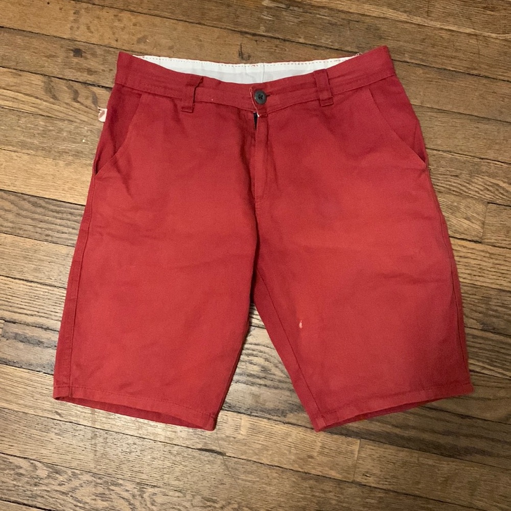 Red shorts